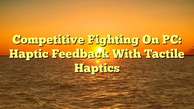 Competitive Fighting On PC: Haptic Feedback With Tactile Haptics