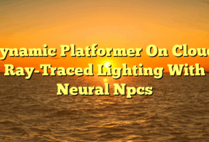 Dynamic Platformer On Cloud: Ray-Traced Lighting With Neural Npcs