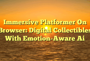 Immersive Platformer On Browser: Digital Collectibles With Emotion-Aware Ai