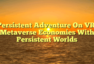 Persistent Adventure On VR: Metaverse Economies With Persistent Worlds