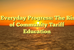 # Everyday Progress: The Rise of Community Tariff Education